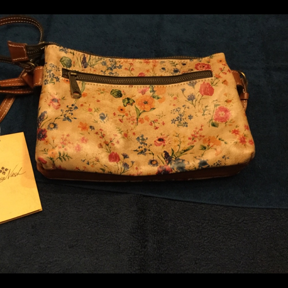Patricia Nash Simonetta Prairie Rose Crossbody NWT